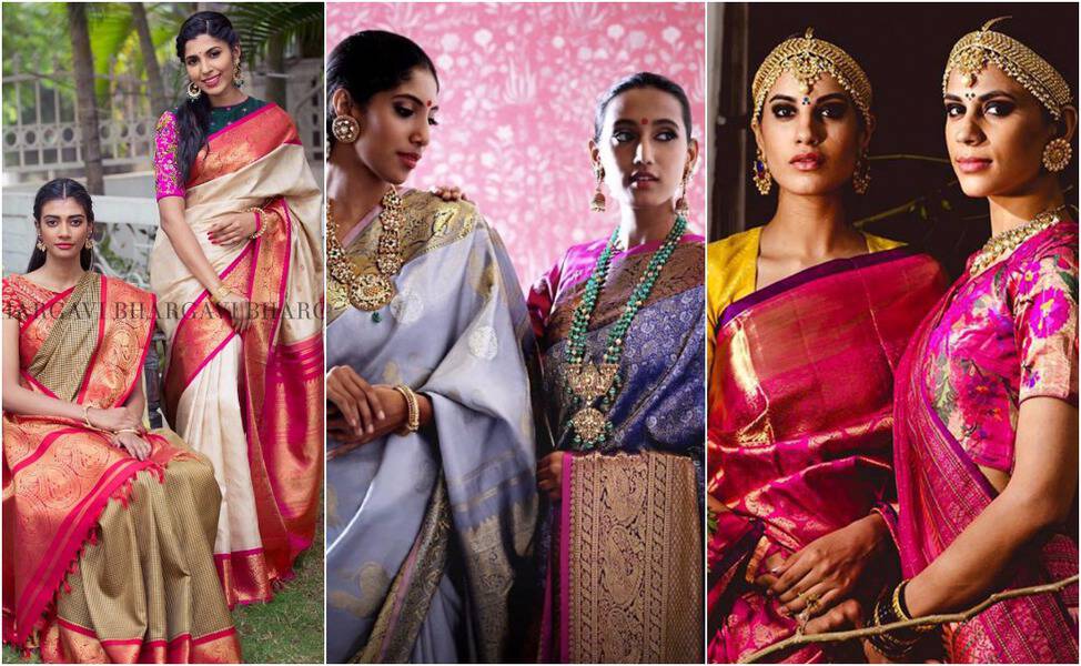 Classic Blue South Indian Kanjivaram Saree | South-Indian Bridal Look | South  indian wedding saree, Bridal sarees south indian, Wedding saree indian