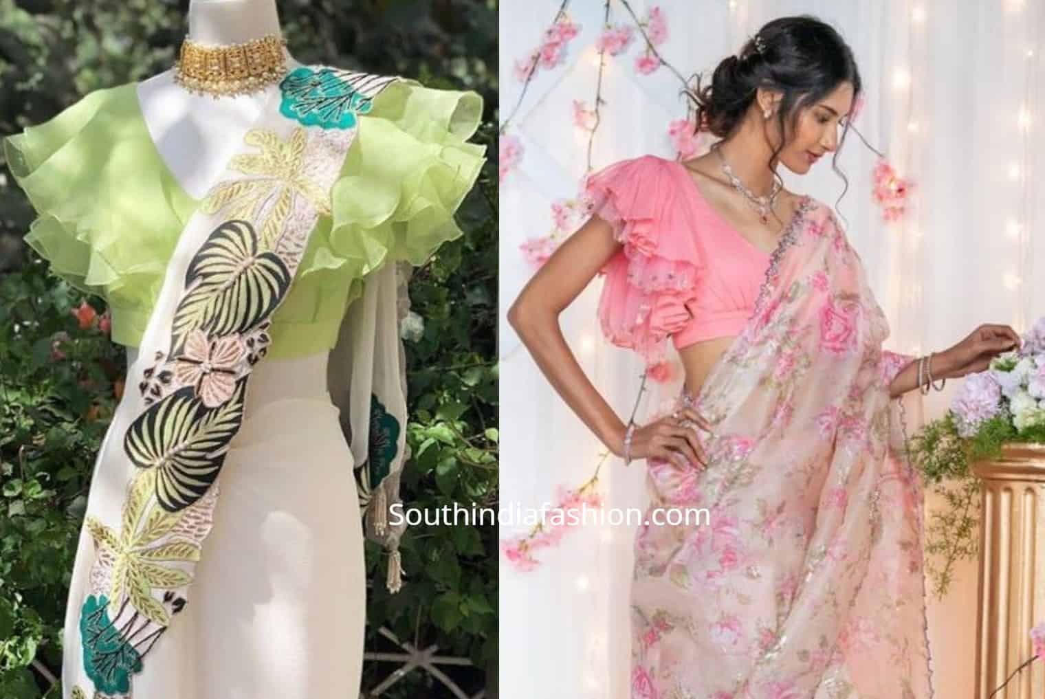 Stylish Saree Blouse Sleeves Designs | Statement Sleeves