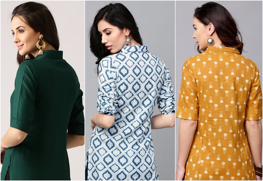 back neck designs for kurtis