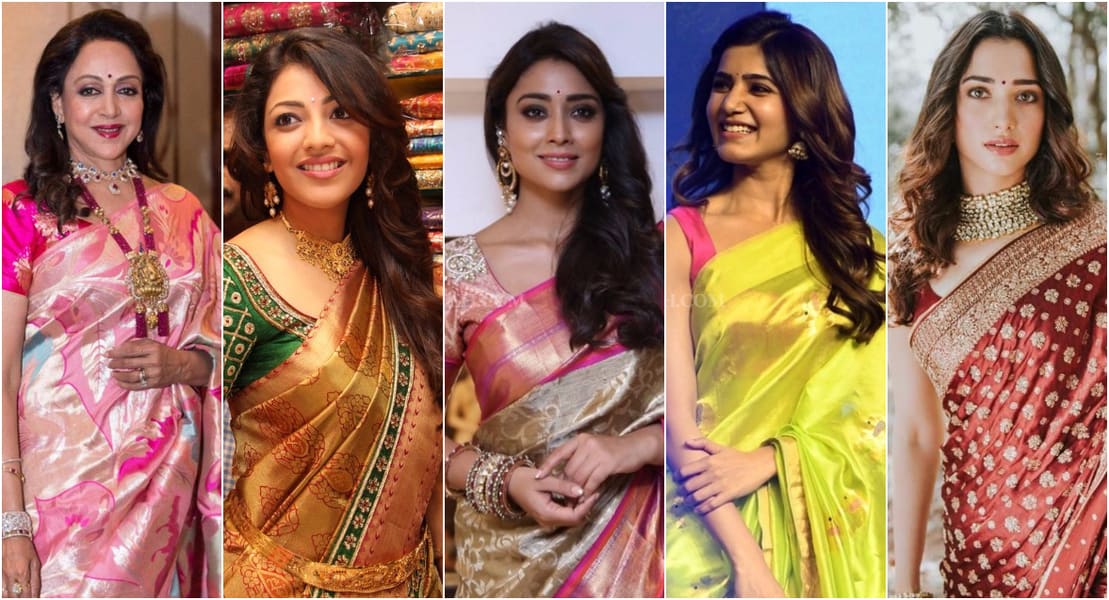 Simple and Elegant Pattu Saree Hairstyles | Best Hairstyles for Silk Sarees Simple and Elegant Pattu Saree Hairstyles | Best Hairstyles for Silk Sarees