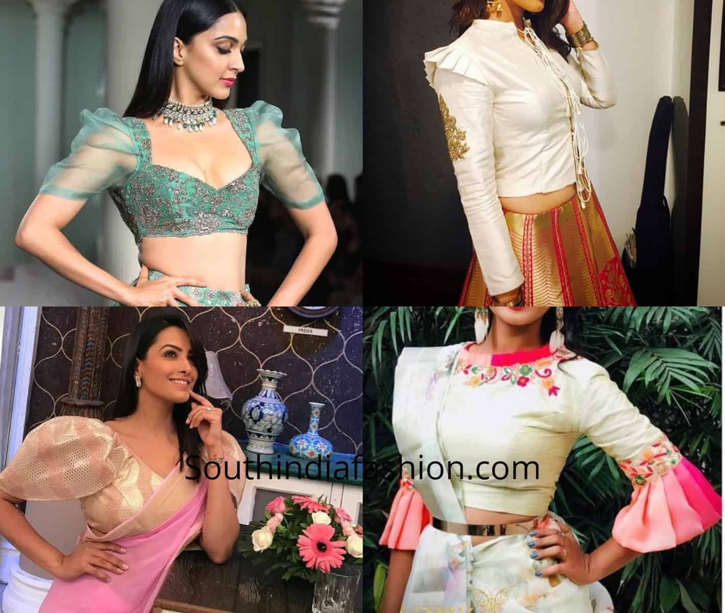 Stylish Saree Blouse Sleeves Designs | Statement Sleeves