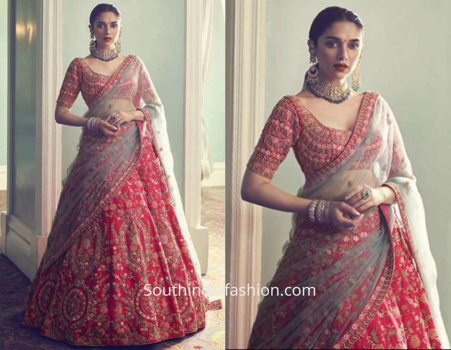 Aditi Rao Hydari in Kalki for Bride and Baraat