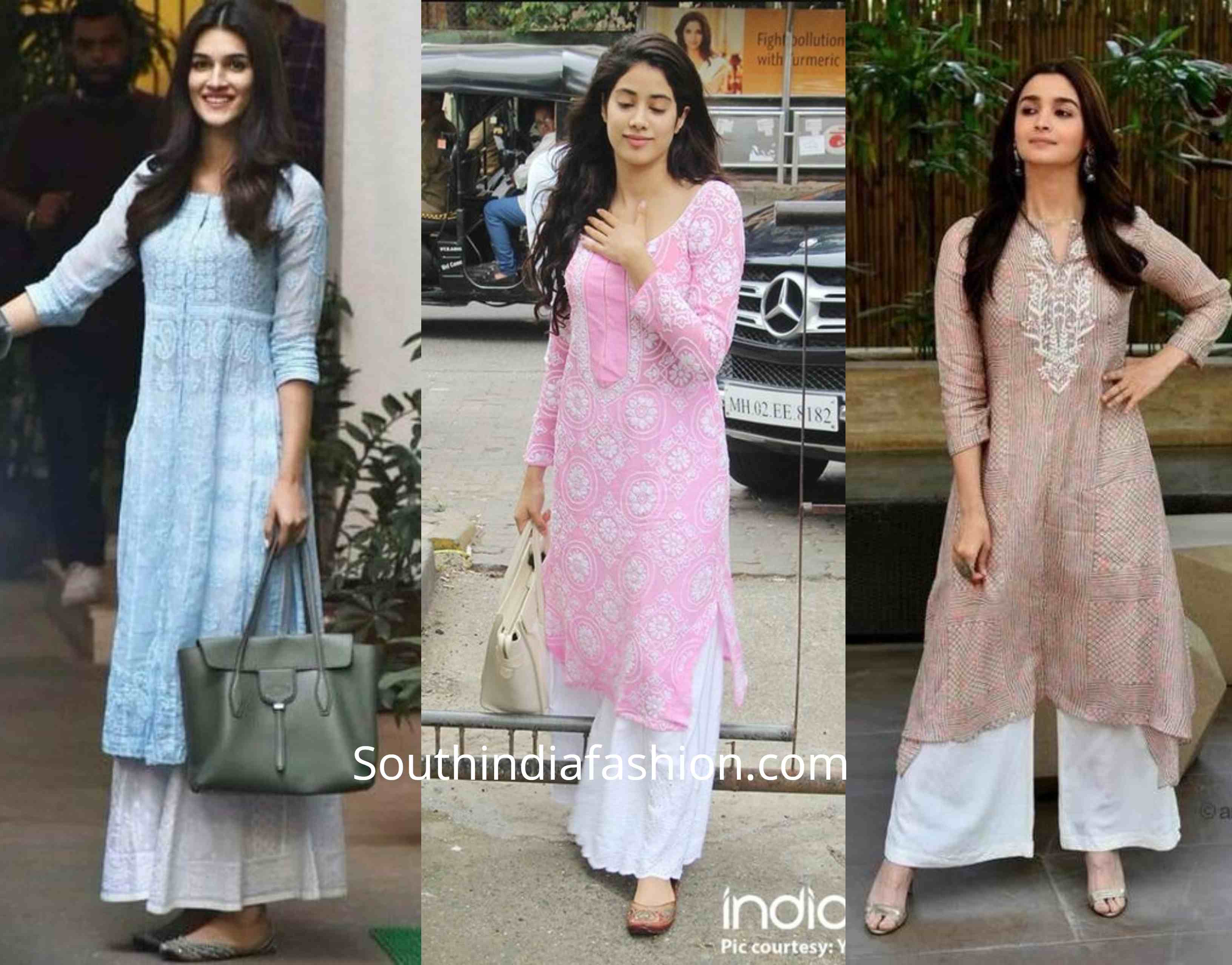 Bollywood Celebrities in Chikankari: Recreate Their Iconic Looks On a  Budget – House of Chikankari