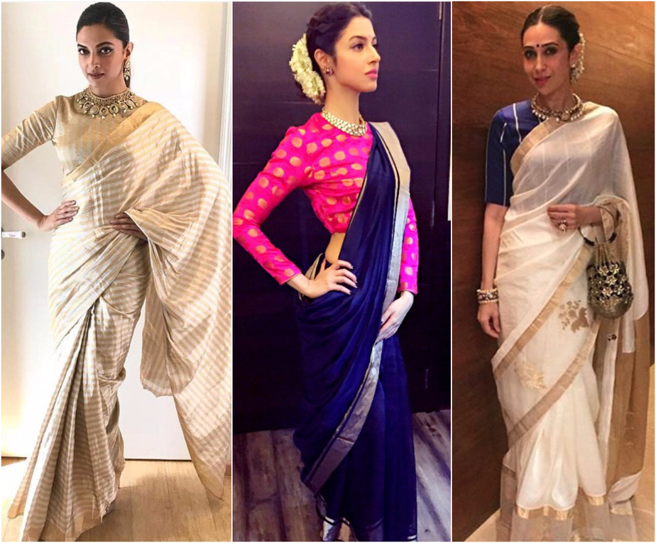 different types of sarees