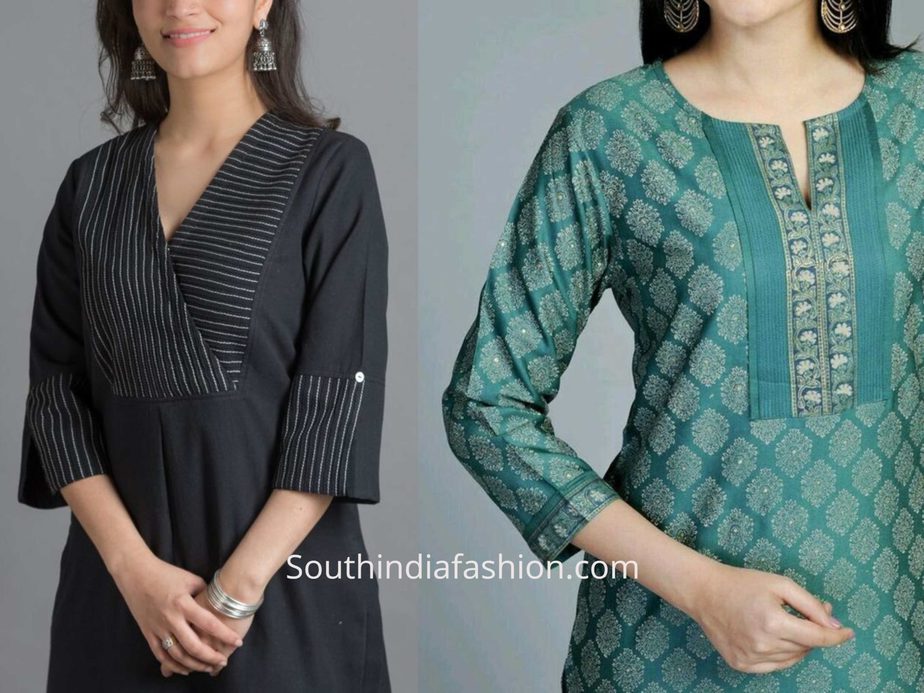 Simple And Trendy Churidar Neck Designs Kurti Neck Designs