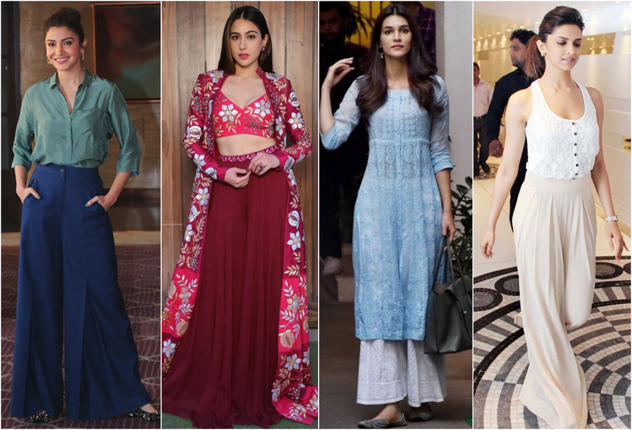 6 Different Ways To Style Your Palazzo Pants! – South India Fashion