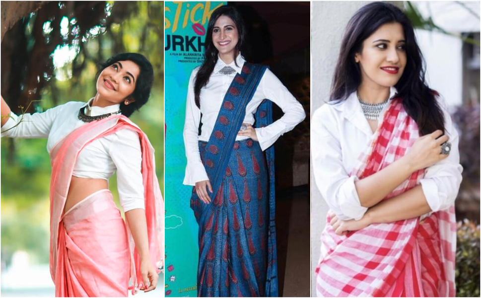 Indo Western Saree Blouse Designs Latest Trendy Saree Blouse Designs