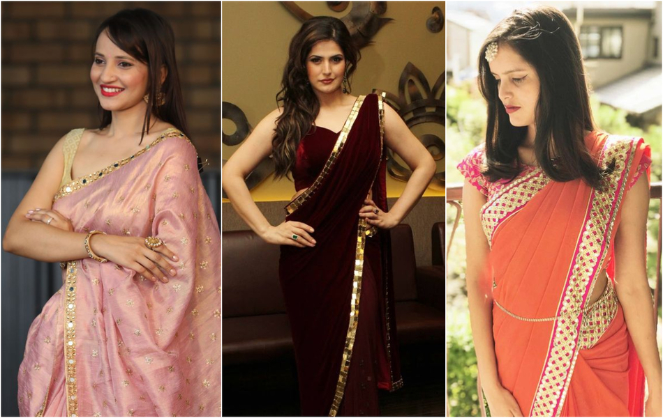 Upgrade your Plain Simple Saree with Fancy Borders for a Designer Touch