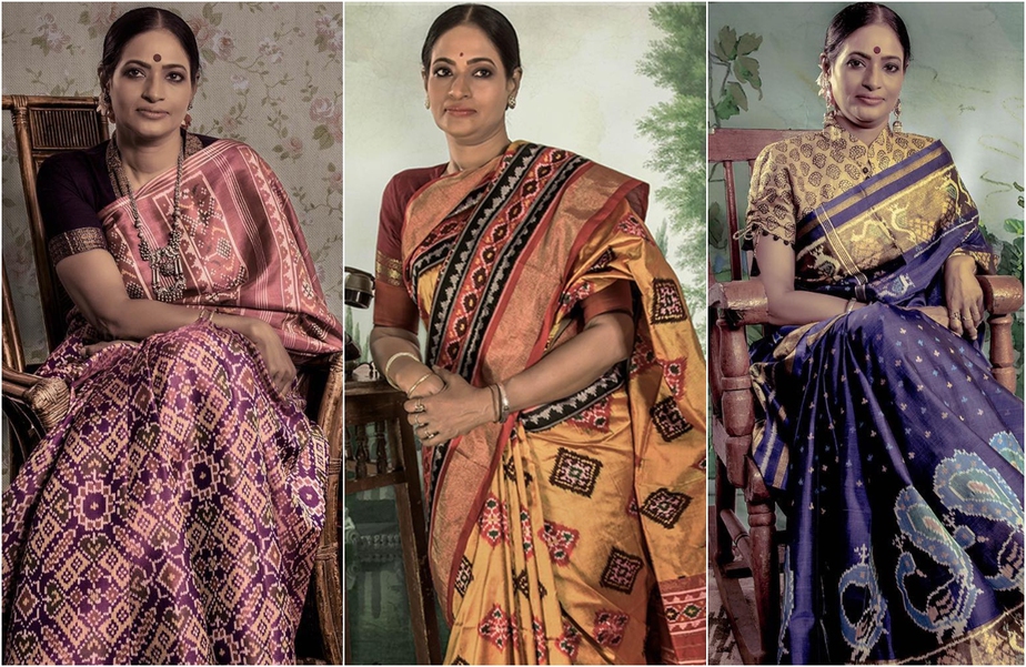 Shop for beautiful Patola Silk Sarees from these amazing brands