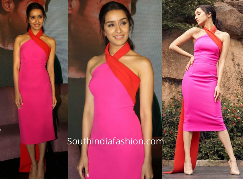 Sharddha Kapoor in Safiyaa at the trailer launch of Sahoo Movie