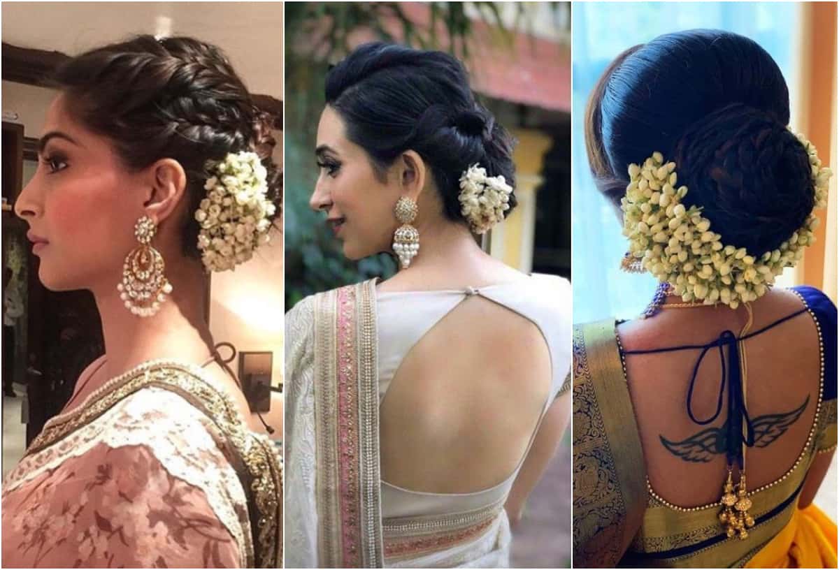 Traditional and Trendy Hairstyles to Try Out With Gajra and Mogra