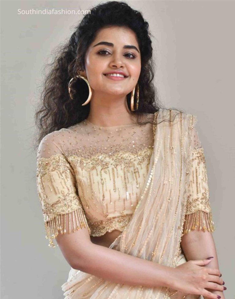 Anupama Parameswarans Saree Look South India Fashion