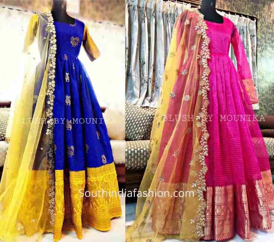 long anarkali designer dresses