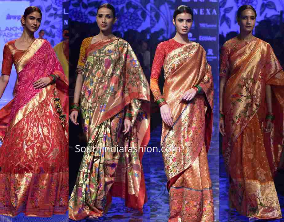 gaurang paithani collection lakme fashion week 2019 (1)