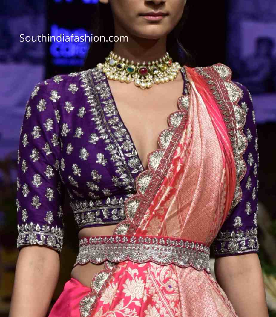 jayanti reddy blouses for saree and lehenga