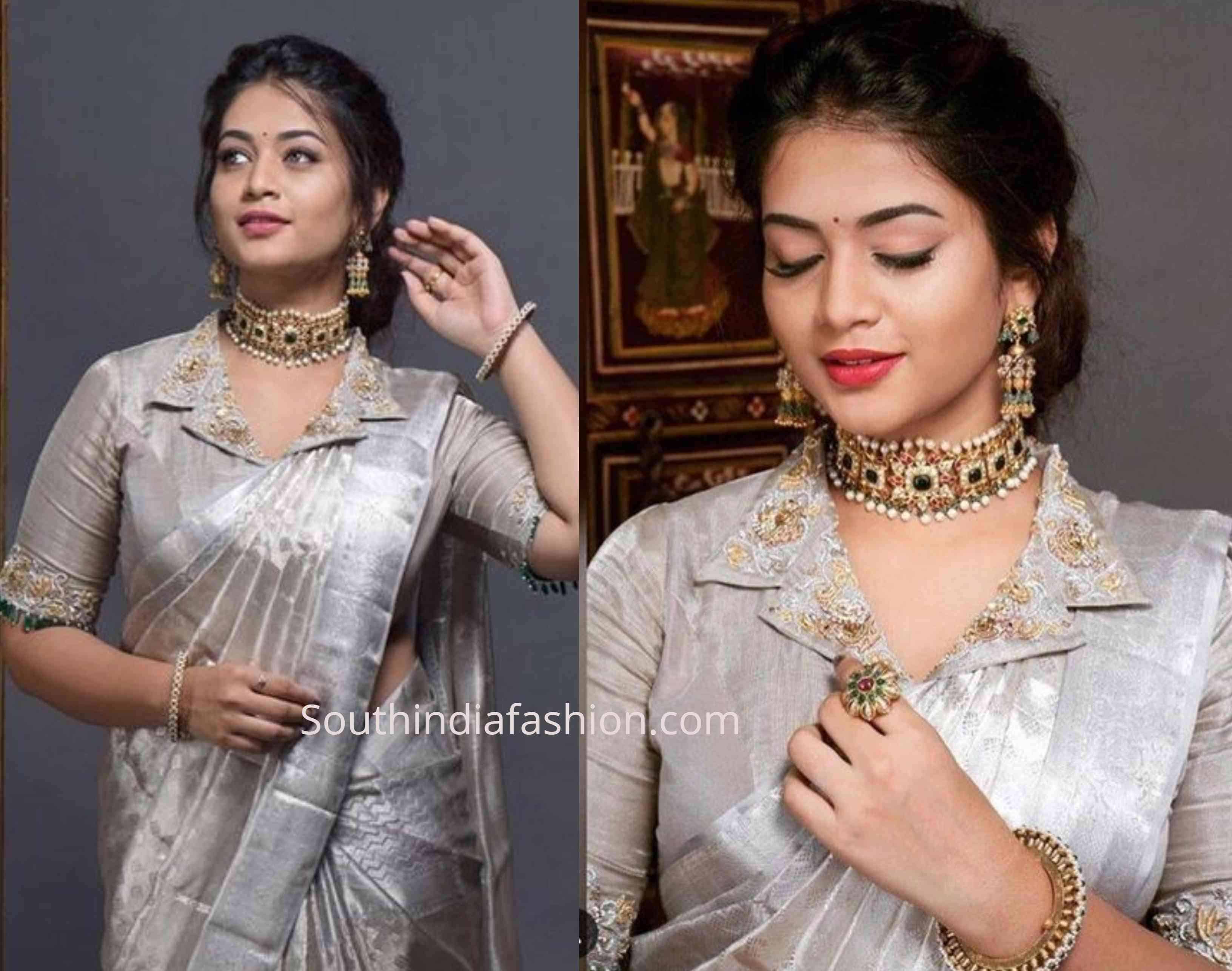 latest silk saree blouse designs 2019