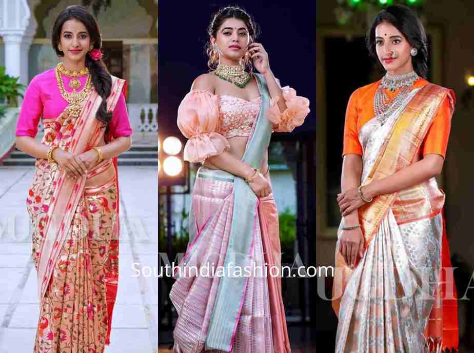 mugdha art studio bridal silk sarees