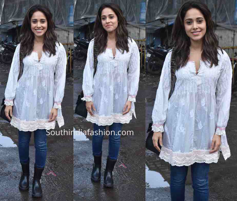 nushrat barucha jeans with kurta