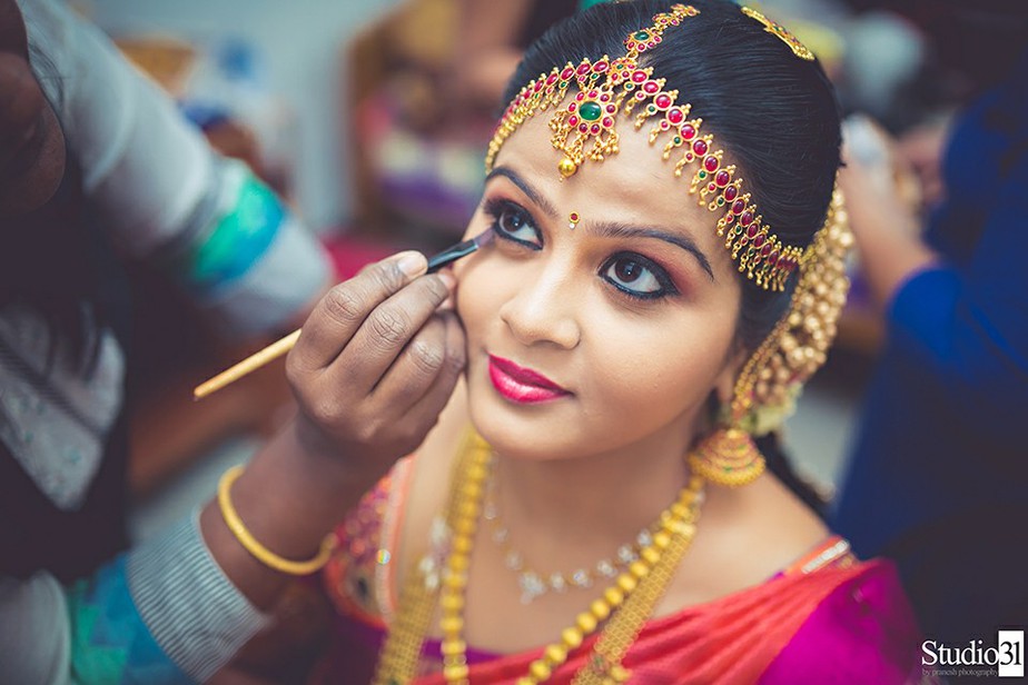 south indian bridal makeup artists