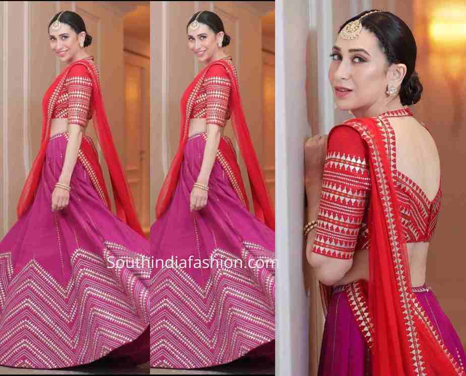 karisma kapoor in priyal prakash lehenga