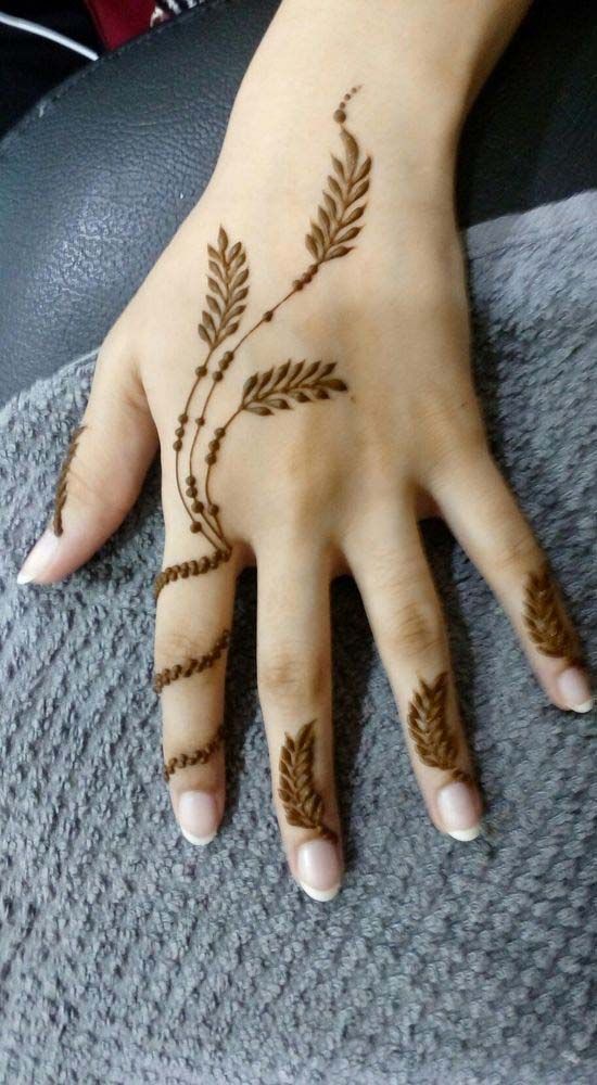 simple and easy mehndi designs for hands (6)