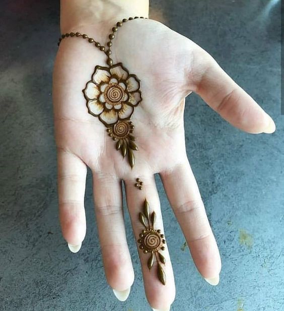 simple and easy mehndi designs for hands (6)