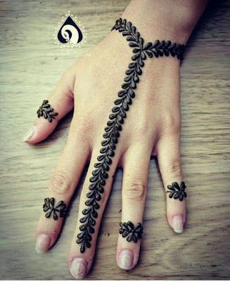 simple and easy mehndi designs for hands (3)