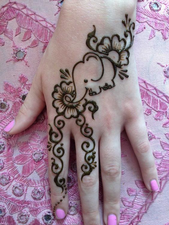 simple and easy mehndi designs for hands (3)