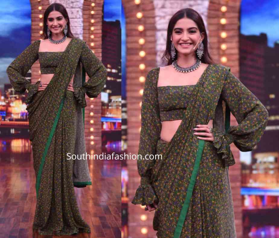 Sonam Kapoor's Stylish Saree Look! – South India Fashion Sonam Kapoor's Stylish Saree Look! – South India Fashion