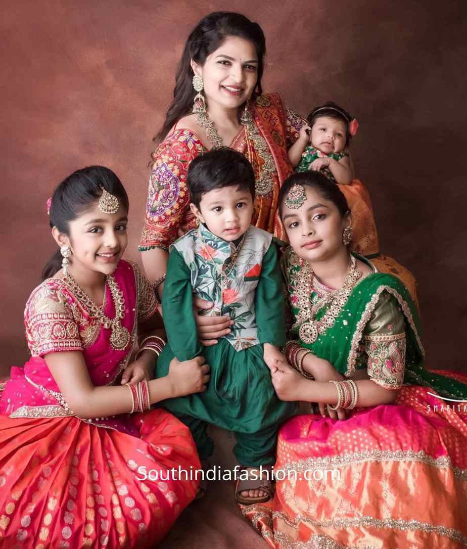 viranica manchu, ariana, viviana in traditional clothes