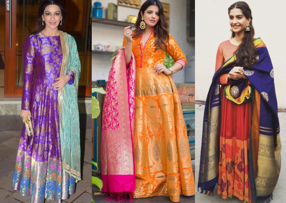 Anarkali - Silk Outfits To Experiment for Wedding season