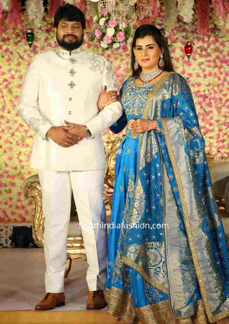 archana shastry jagadeesh wedding reception (5)