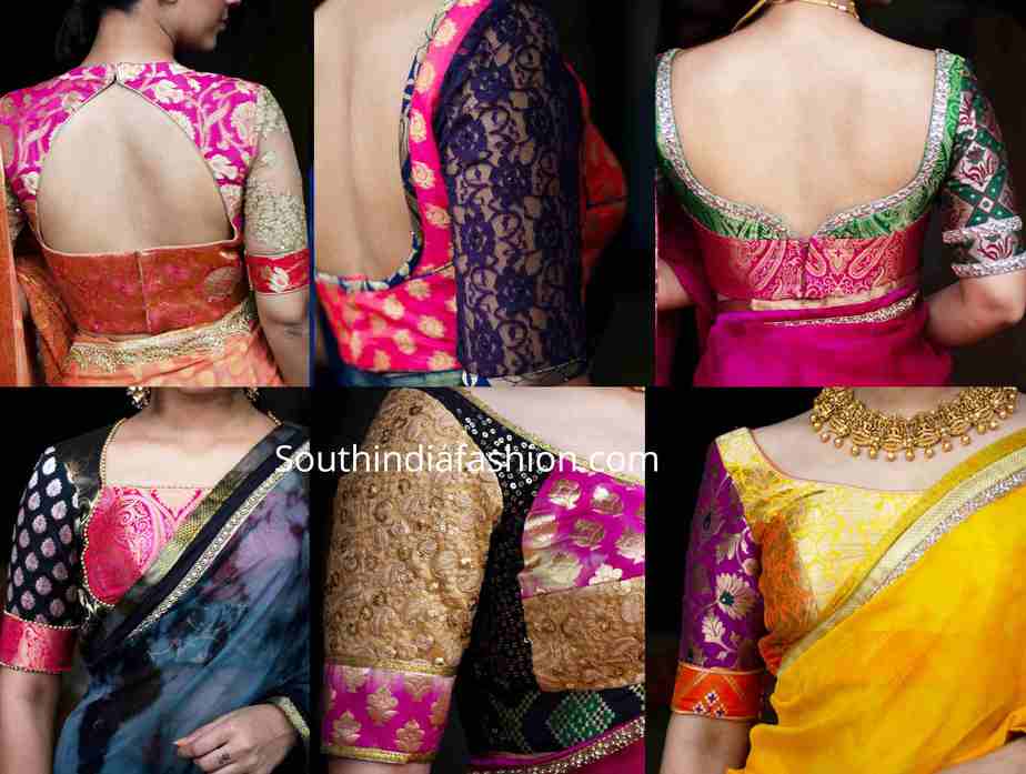 brocade blouse designs by house of blouse