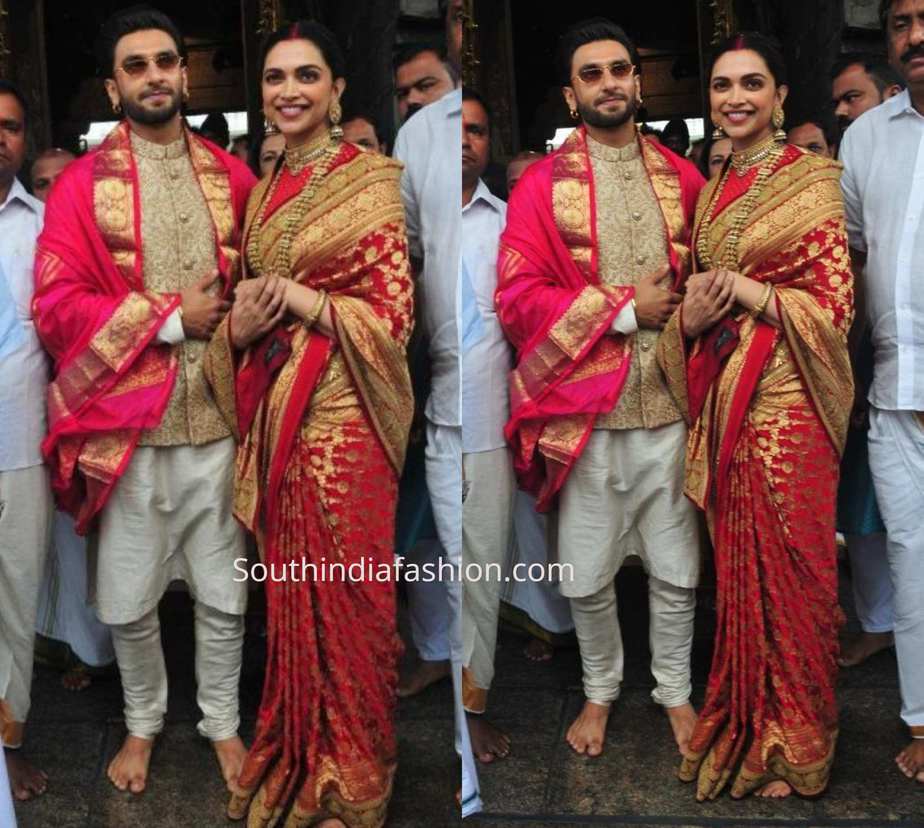 Deepika padukone wedding saree top