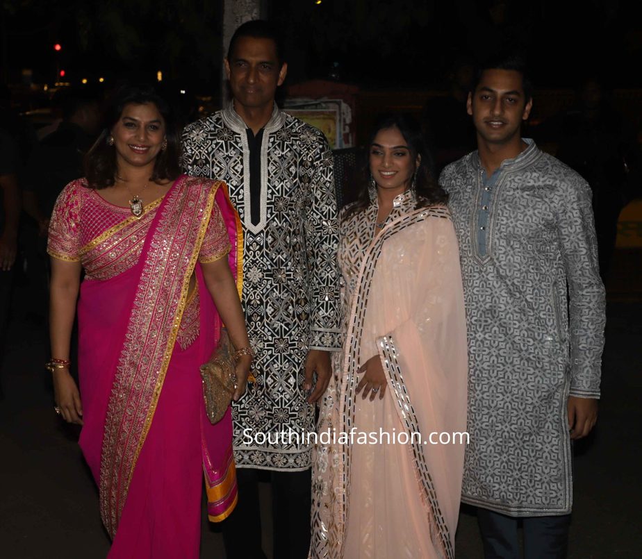 pinky reddy family at bachchan diwali party