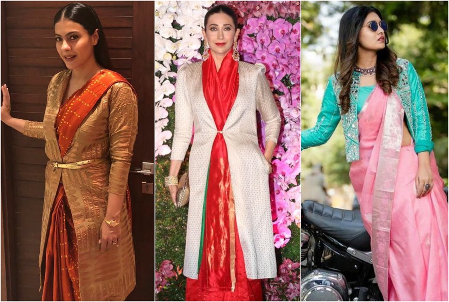 Winter hotsell saree style