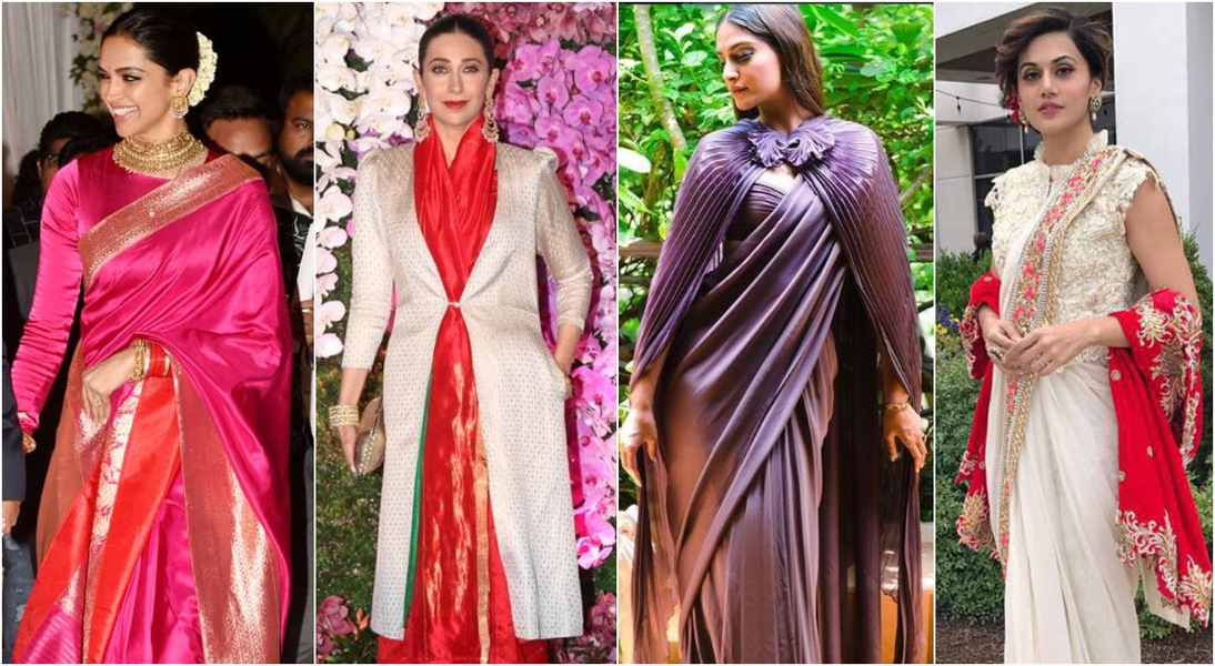 Winter Fashion with saree styling