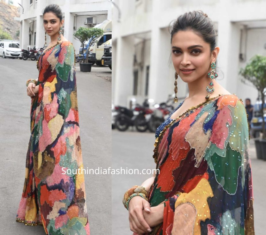 Deepika Padukone Saree Look