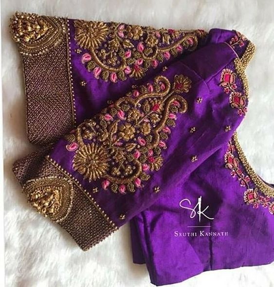 New maggam work sales blouse designs 2019