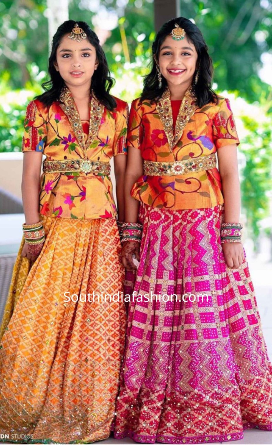 Viranica Manchu and her kids in coordinating festive outfits!