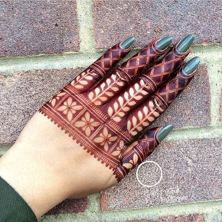 45 Latest Finger Mehndi Designs To Try Out In 45 Latest Finger Mehndi Designs To Try Out In