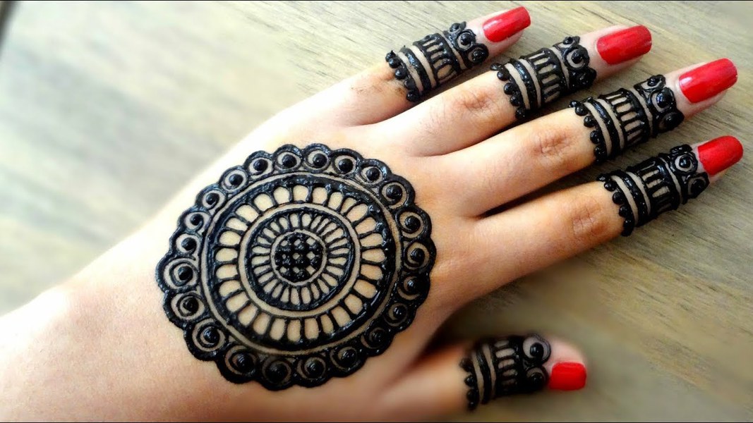 Simple Simple Easy Finger Mehndi Mehndi Design