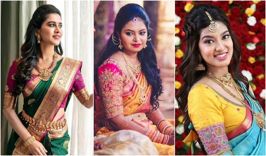 साड़ी के ऊपर बनाइये ये 12 हेयरस्‍टाइल्‍स | 12 Awesome Saree Hairstyles That  You Have Never Seen Before - Hindi Boldsky