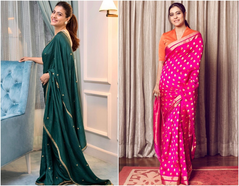 Celebrities in Raw Mango sarees