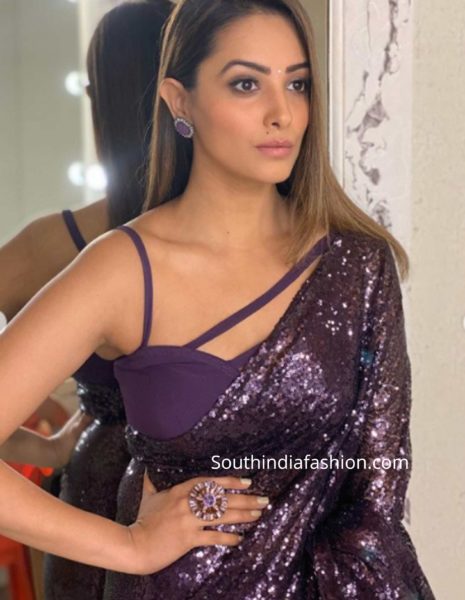 anita hassanandani saree blouses 2020