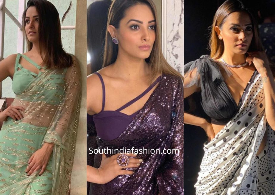 Anita Hassanandani Blouse Patterns  20 Stylish and Sexy Blouse Designs