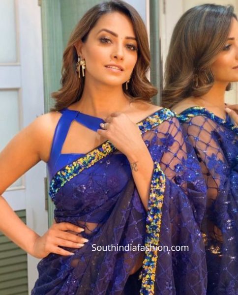 bollywood serial actress saree blouse designs