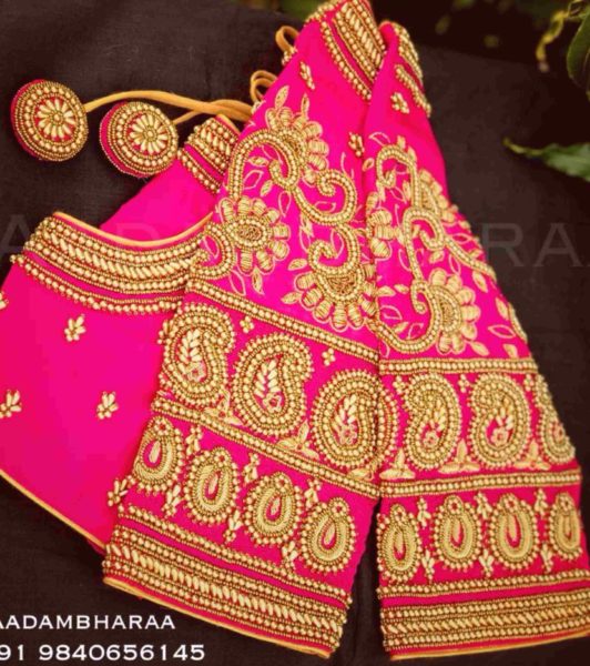 bridal saree blouses