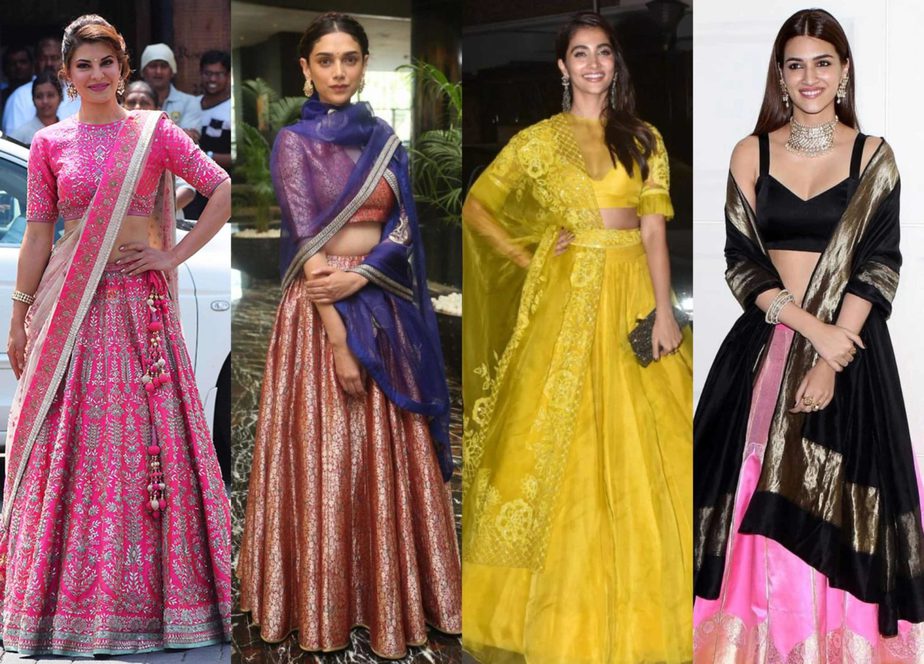 different lehenga