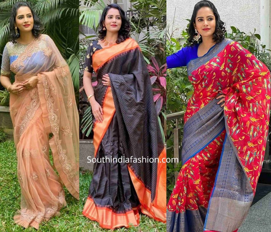 himaja in sarees